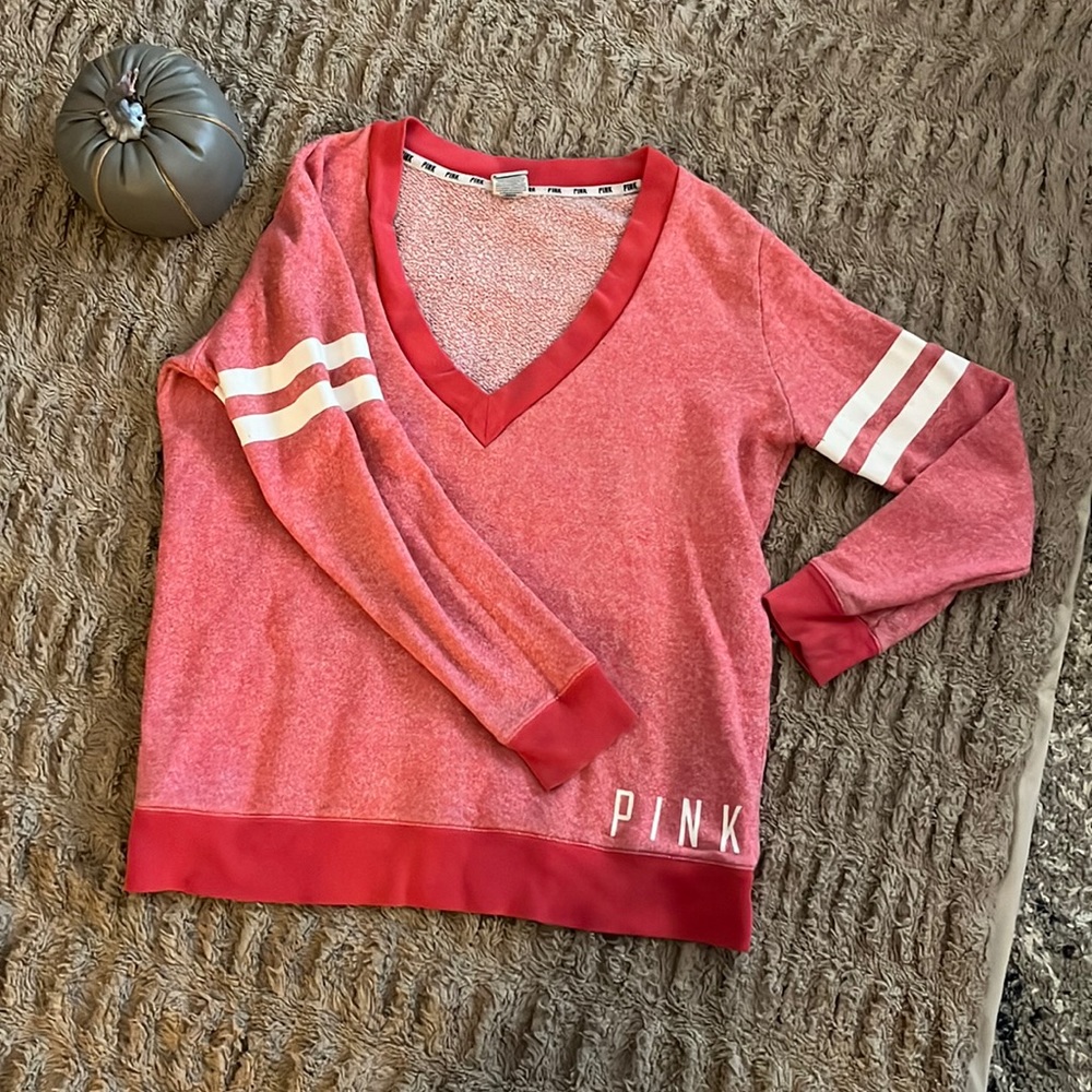 PINK oversized College sweatshirt